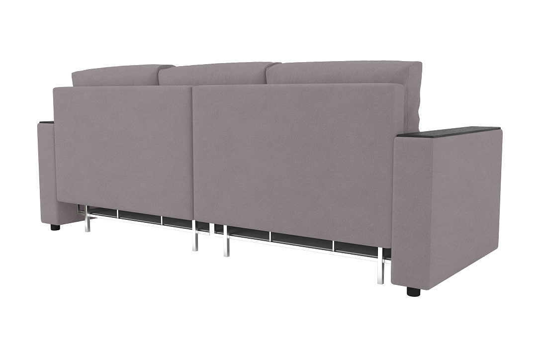 Гермес / Диван - кровать 3-х мест велюр конго экрю